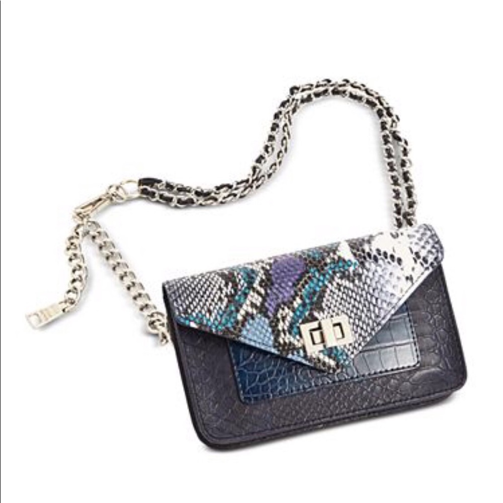 Steve Madden Faux-Leather Chain Belt Bag